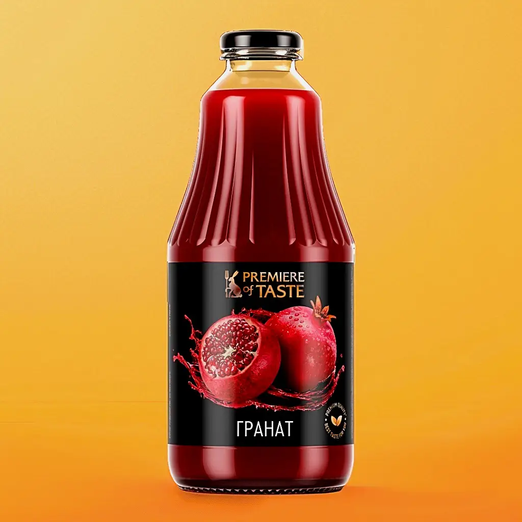 Изображение товара Гранатовый сок Premiere of taste 1л натуральный кисло-сладкий напиток