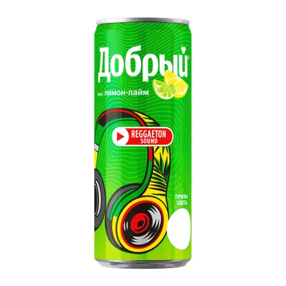 Изображение товара Напиток Добрый Лимон-лайм 330мл