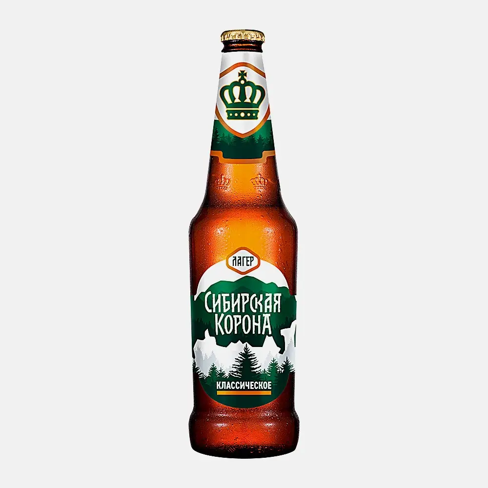 Пиво Сибирская корона светлое 5.3% 450мл Пиво Сибирская корона светлое 5.3% 450мл