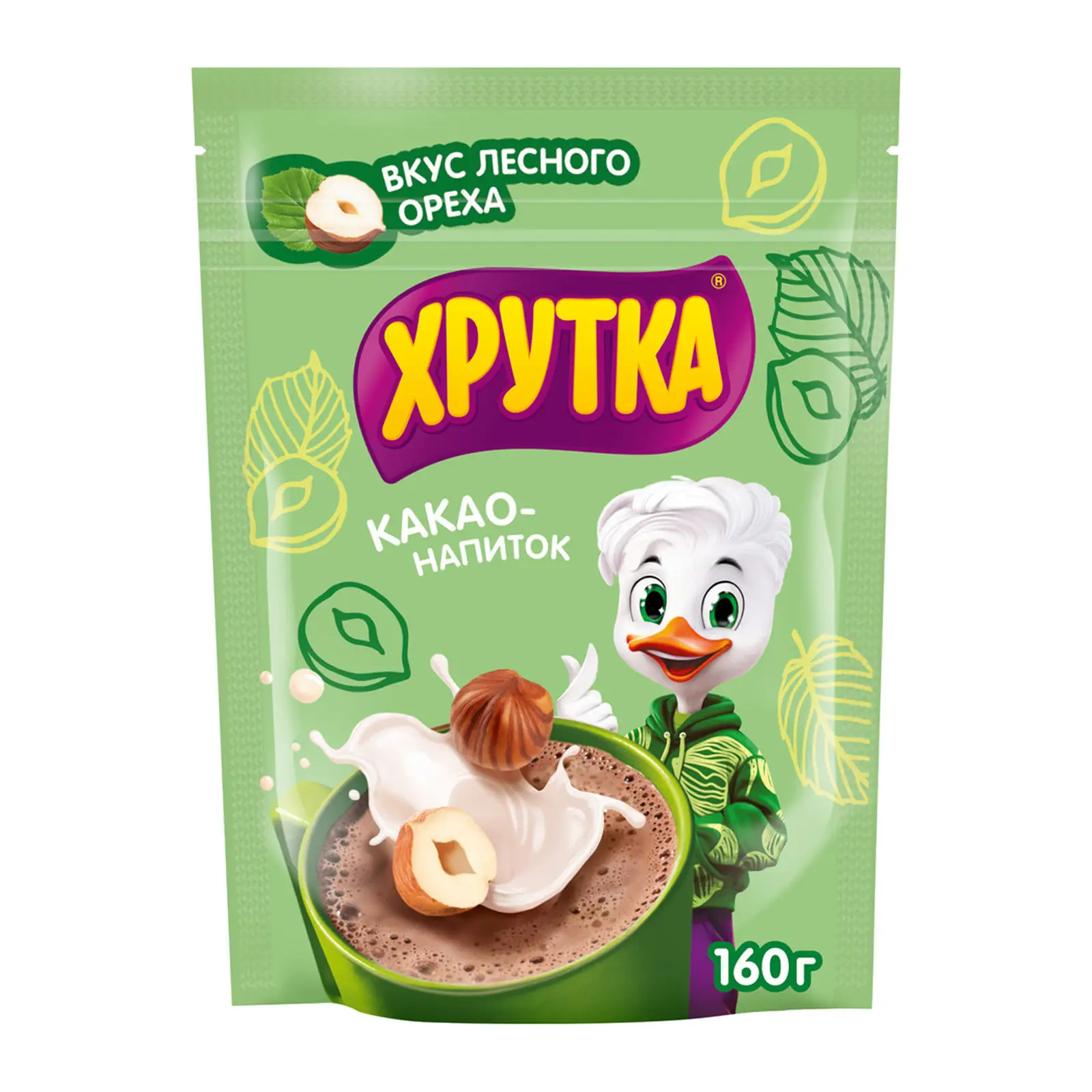 Изображение товара Какао напиток со вкусом ореха Хрутка 160г
