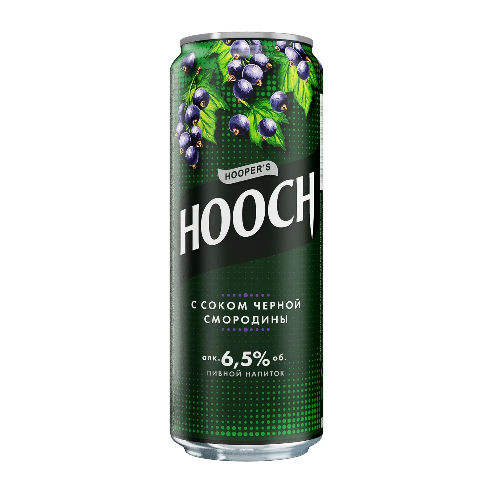 Изображение товара Пивной напиток Hooch Super с соком чёрной смородины 450 мл 6.5%