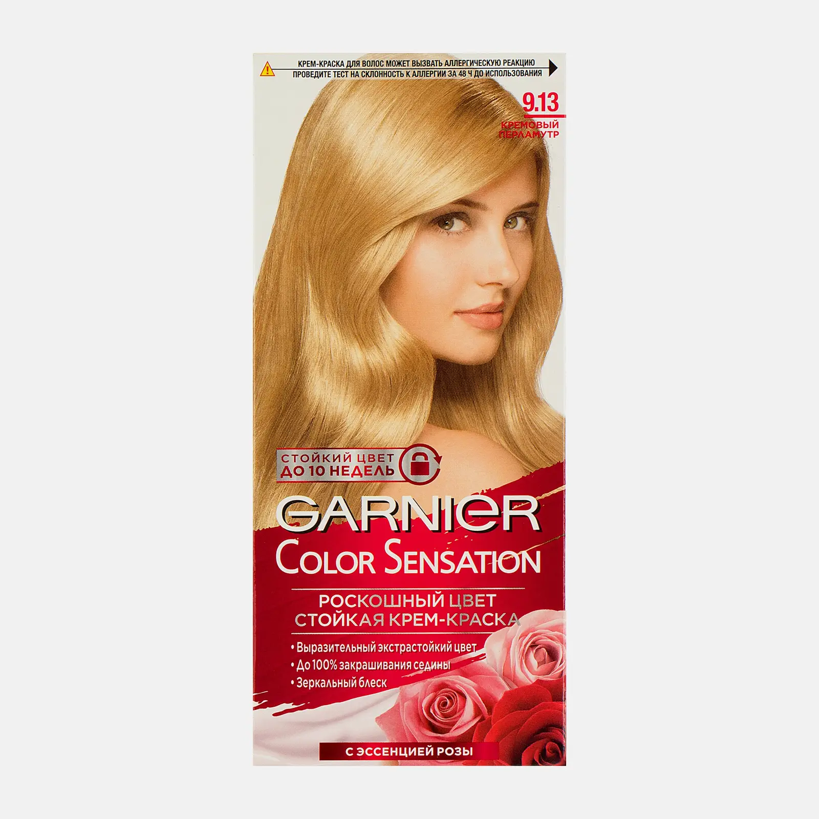 Крем-краска для волос Garnier Color Sensation стойкая Роскошь цвета оттенок 9.13 Кремовый перламутр 110мл