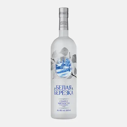 Водка Белая Березка 40% 1л