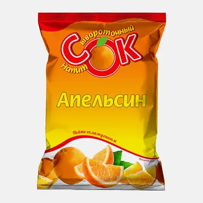 Напиток сывороточный Калория с соком апельсина 900мл