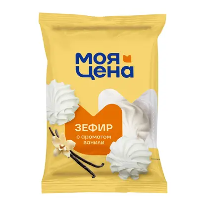 Изображение товара Зефир Моя цена ванильный 180г