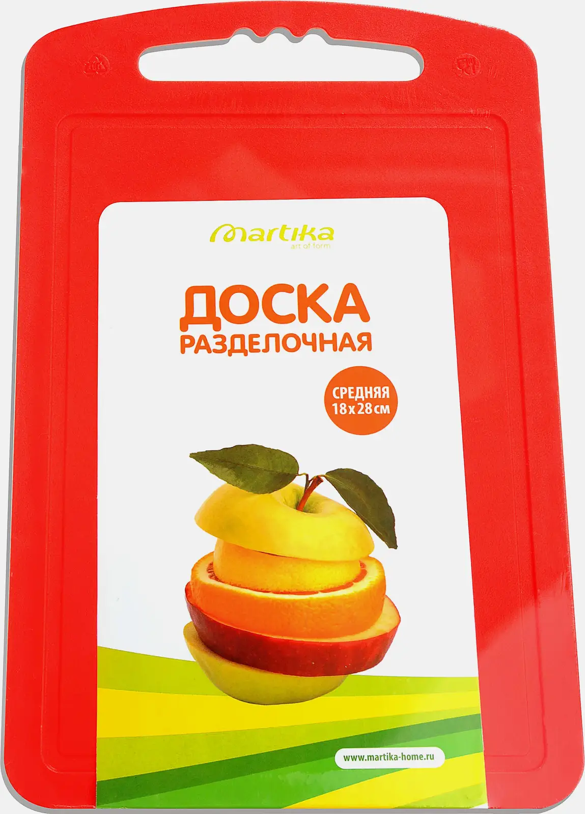 Доска разделочная Мартика 18*28см в ассортименте