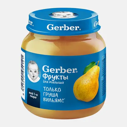 Пюре Gerber Груша с 4 месяцев 125г