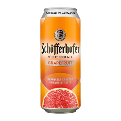 Пивной напиток Schofferhofer Grapefruit пастеризованный нефильтрованный 2.5% 500мл