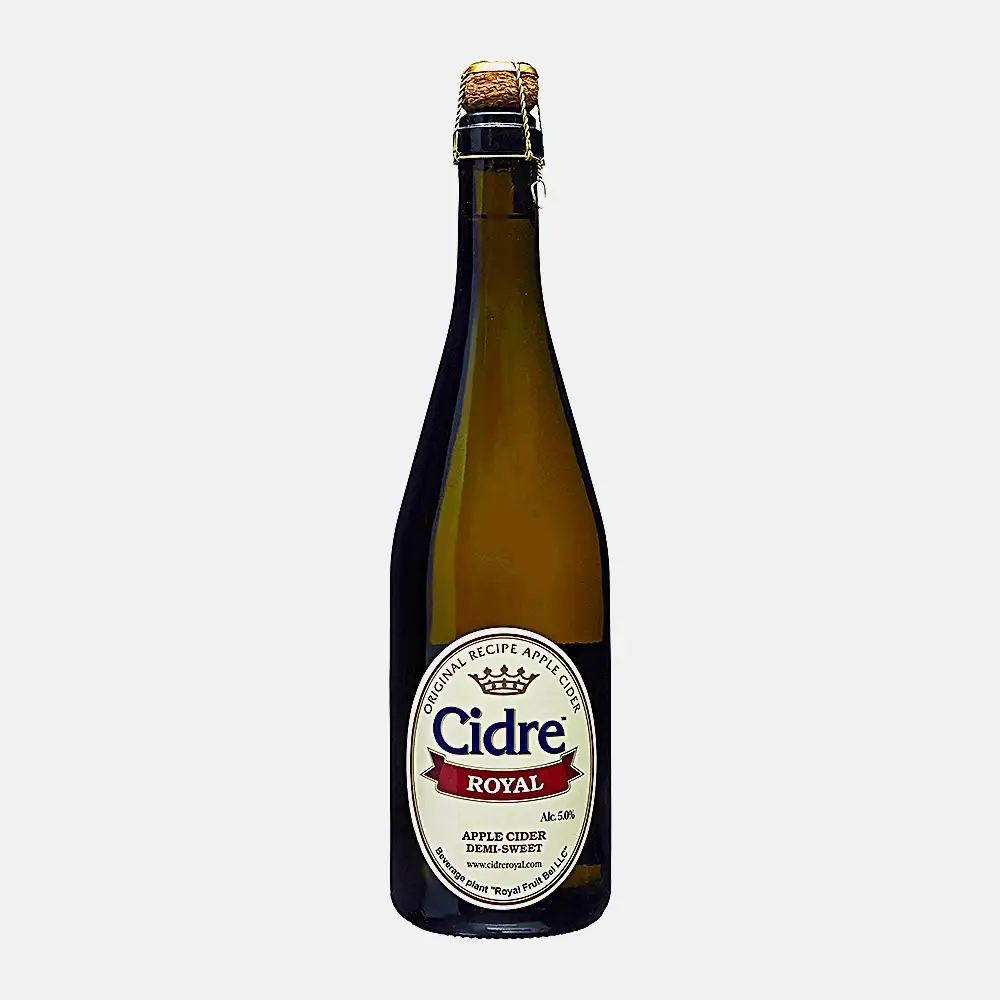 Сидр Cidre Royal яблочный полусладкий 5% 750мл