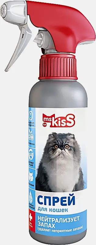 Изображение товара Спрей для кошек Ms Kiss Нейтрализатор запаха 200мл