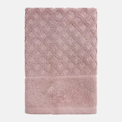 Полотенце Wellfort махровое жаккард розовое 50*80см