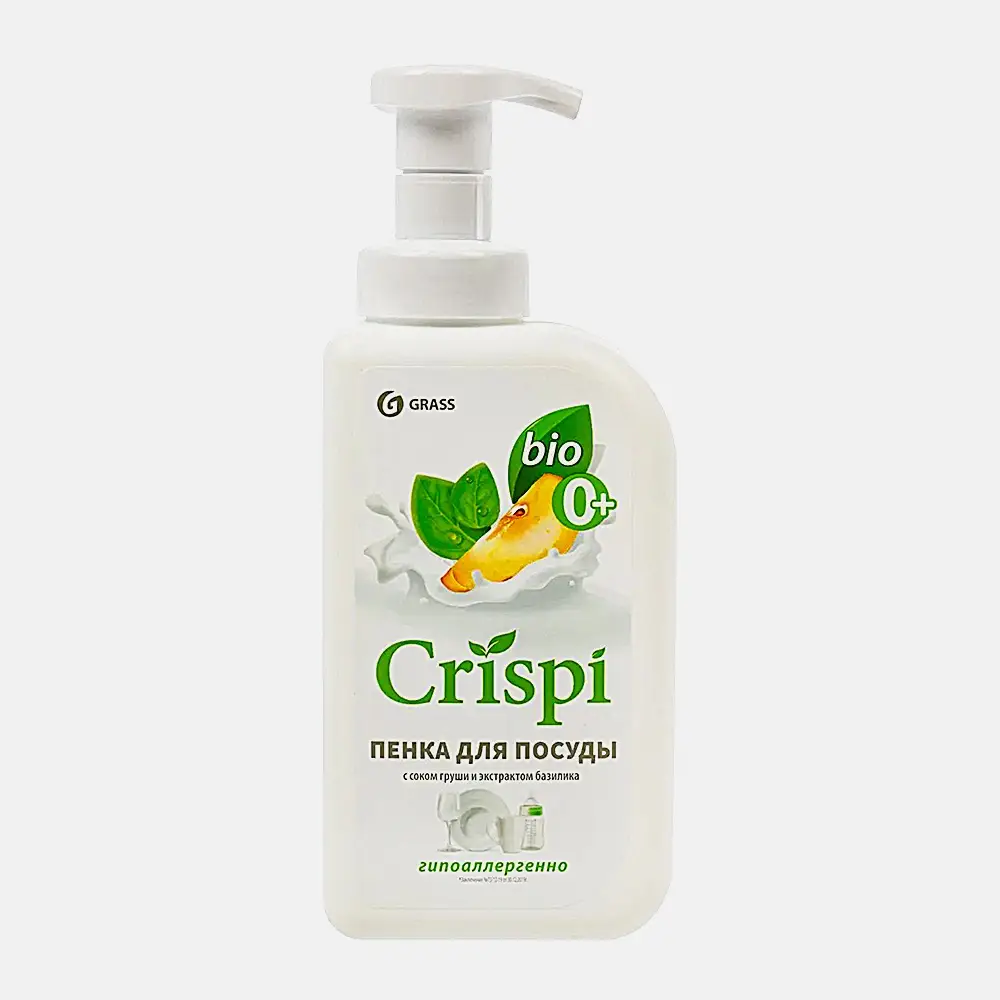 Пенка для мытья посуды Crispi Груша базилик 550мл Пенка для мытья посуды Crispi Груша базилик 550мл