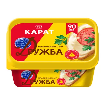 Изображение товара Сыр плавленый Карат Дружба 45% 400г