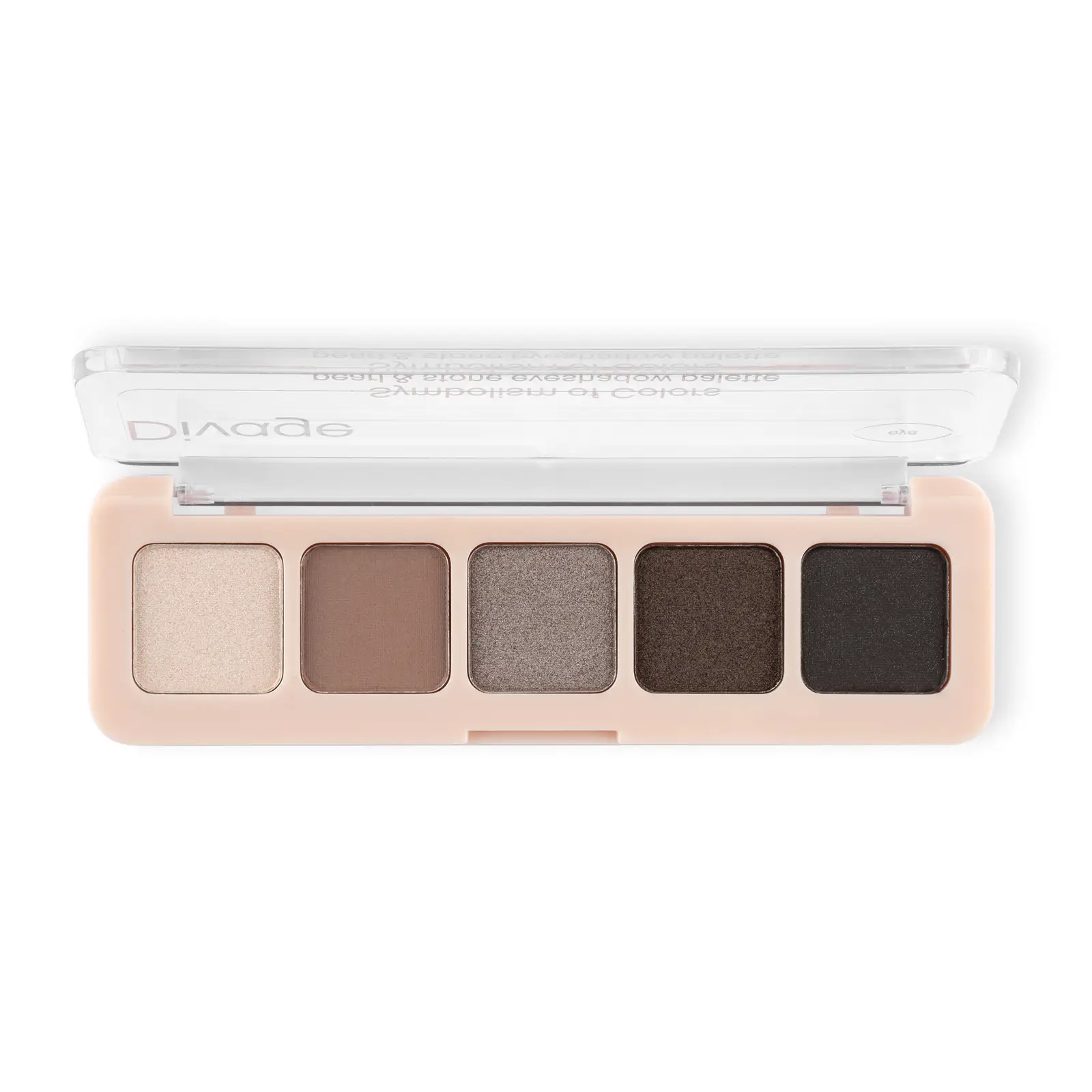 Палетка теней для век Divage Colors Pearl&Stone