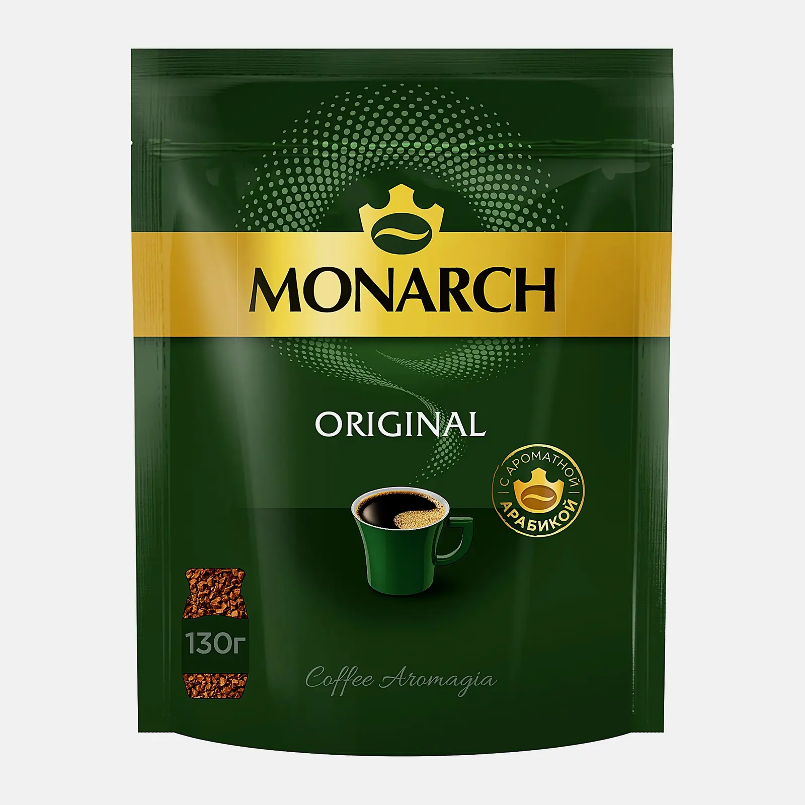 Кофе растворимый Monarch Original натуральный сублимированный 130г Кофе растворимый Monarch Original натуральный сублимированный 130г
