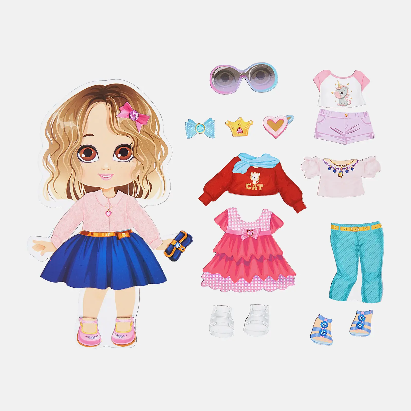 Игра магнитная Десятое королевство Одевашки мини в ассортименте