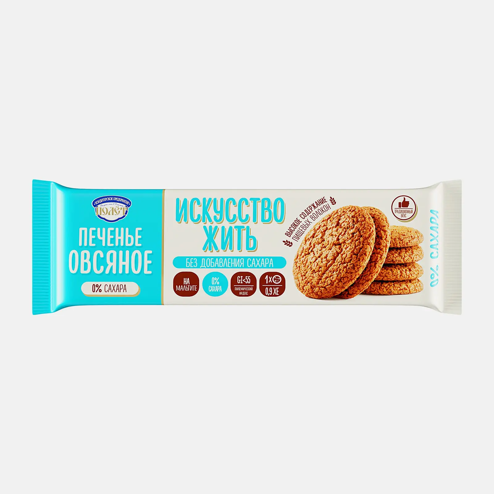 Печенье овсяное на мальтите Искусство Жить 200г