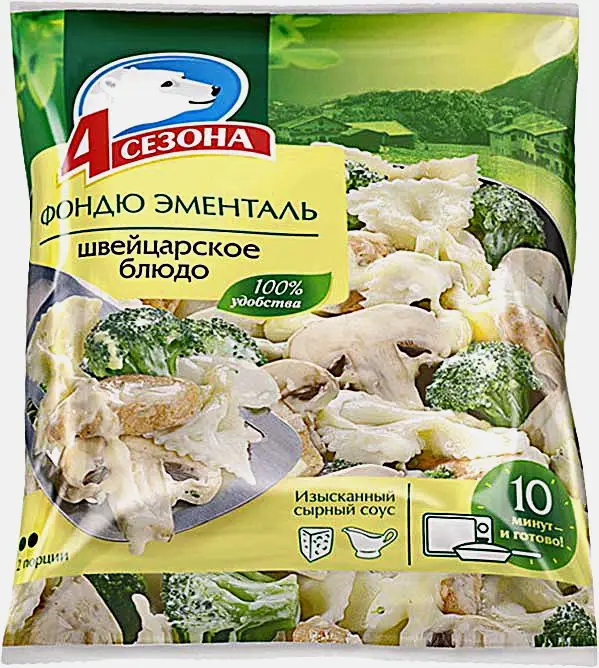 Фондю замороженный 4 Сезона 600г