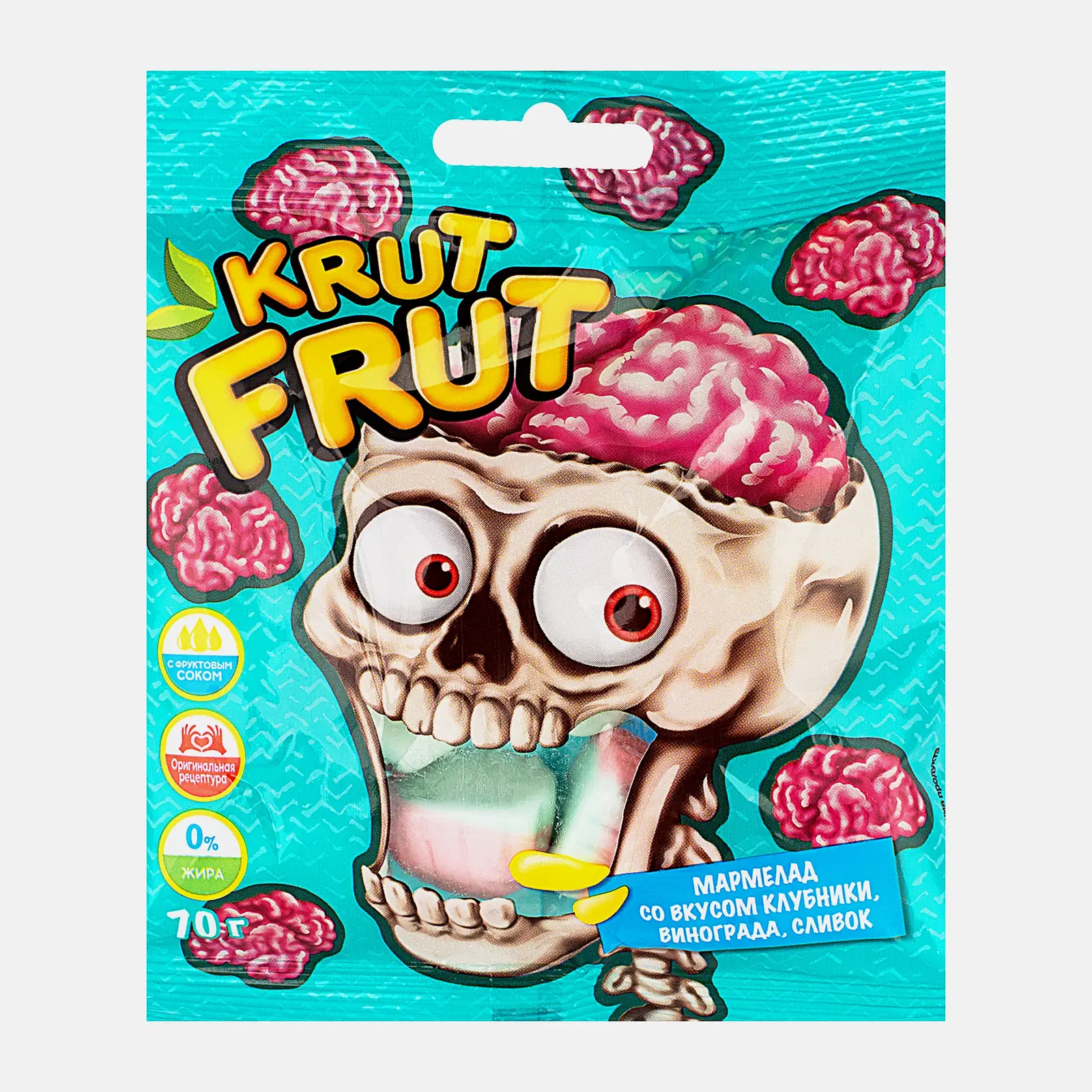 Изображение товара Мармелад жевательный Krut Frut Мозг 70г