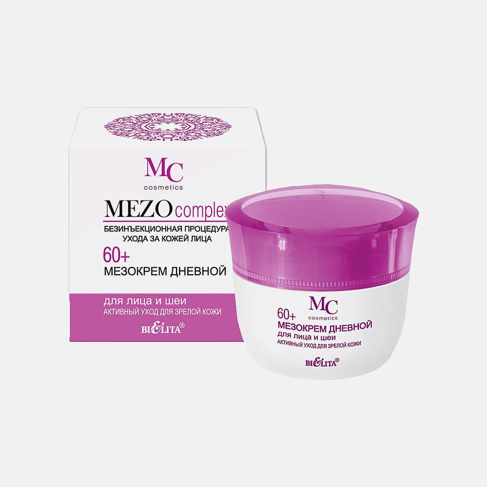 Крем для лица и шеи Mezocomplex дневной 60+ Активный уход для зрелой кожи 50мл