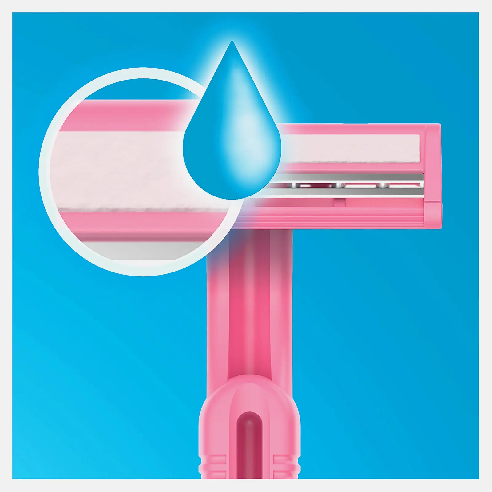 Бритва Gillette Blue II одноразовая женская 4шт+1шт подарок