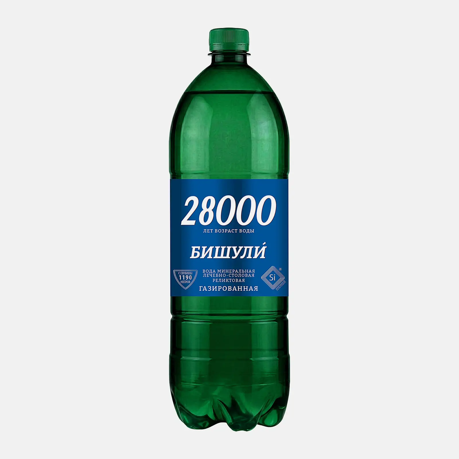 Вода Bishuli минеральная лечебно-столовая газированная 1.5л