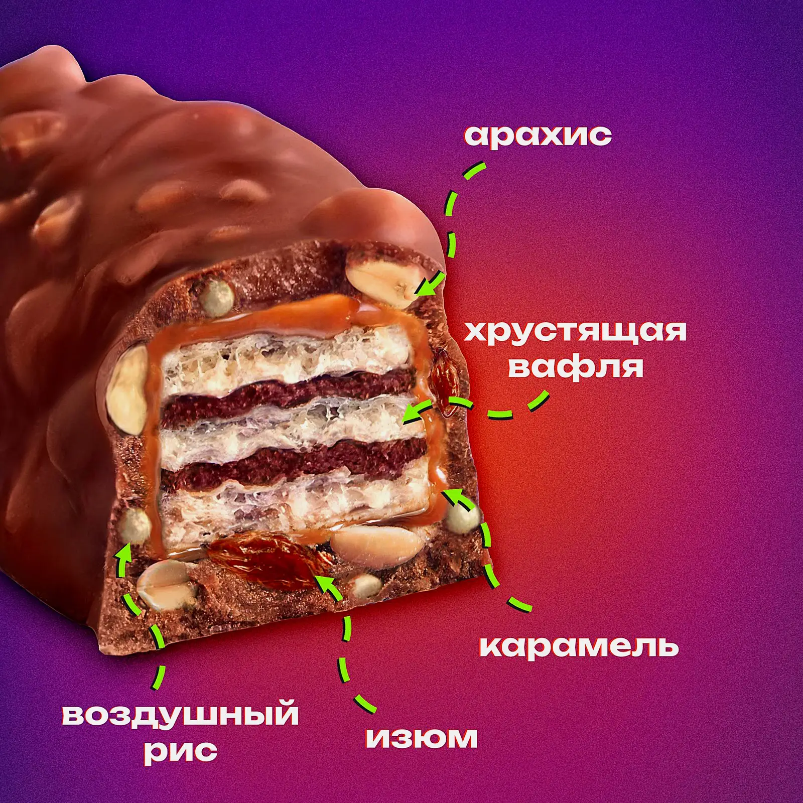 Шоколадный батончик Picnic 38г