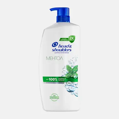 Шампунь для волос Head&Shoulders против перхоти ментол 800мл