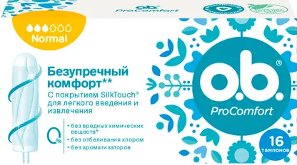 Изображение товара Тампоны O.B. ProComfort Normal 16шт
