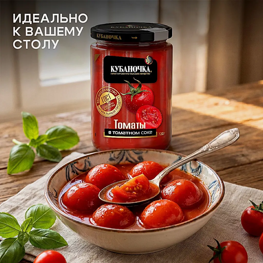 Томаты Кубаночка в томатном соке 680г - фото 4