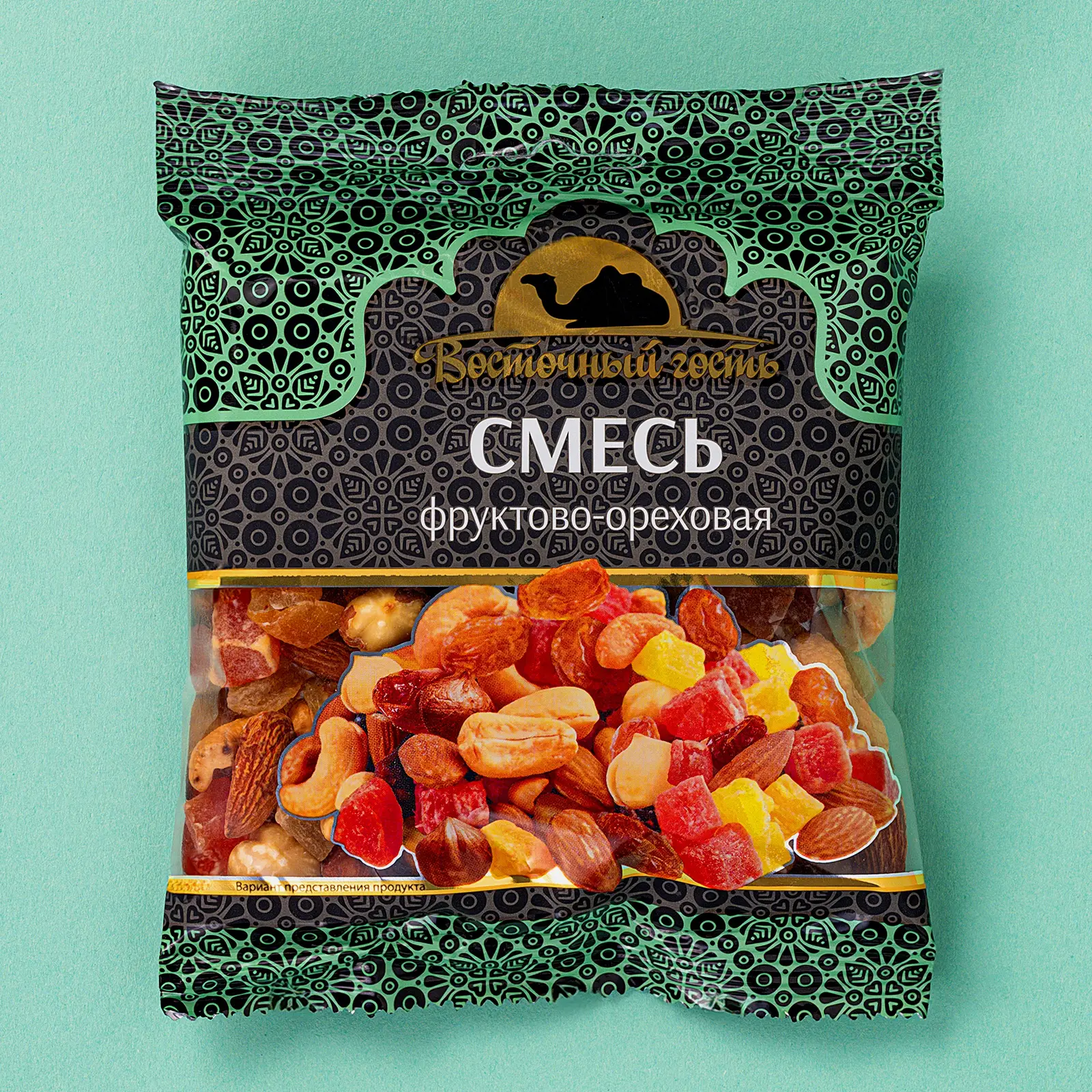 Изображение товара Смесь орехово-фруктовая Восточный Гость 130г - сушёный ананас папайя орехи