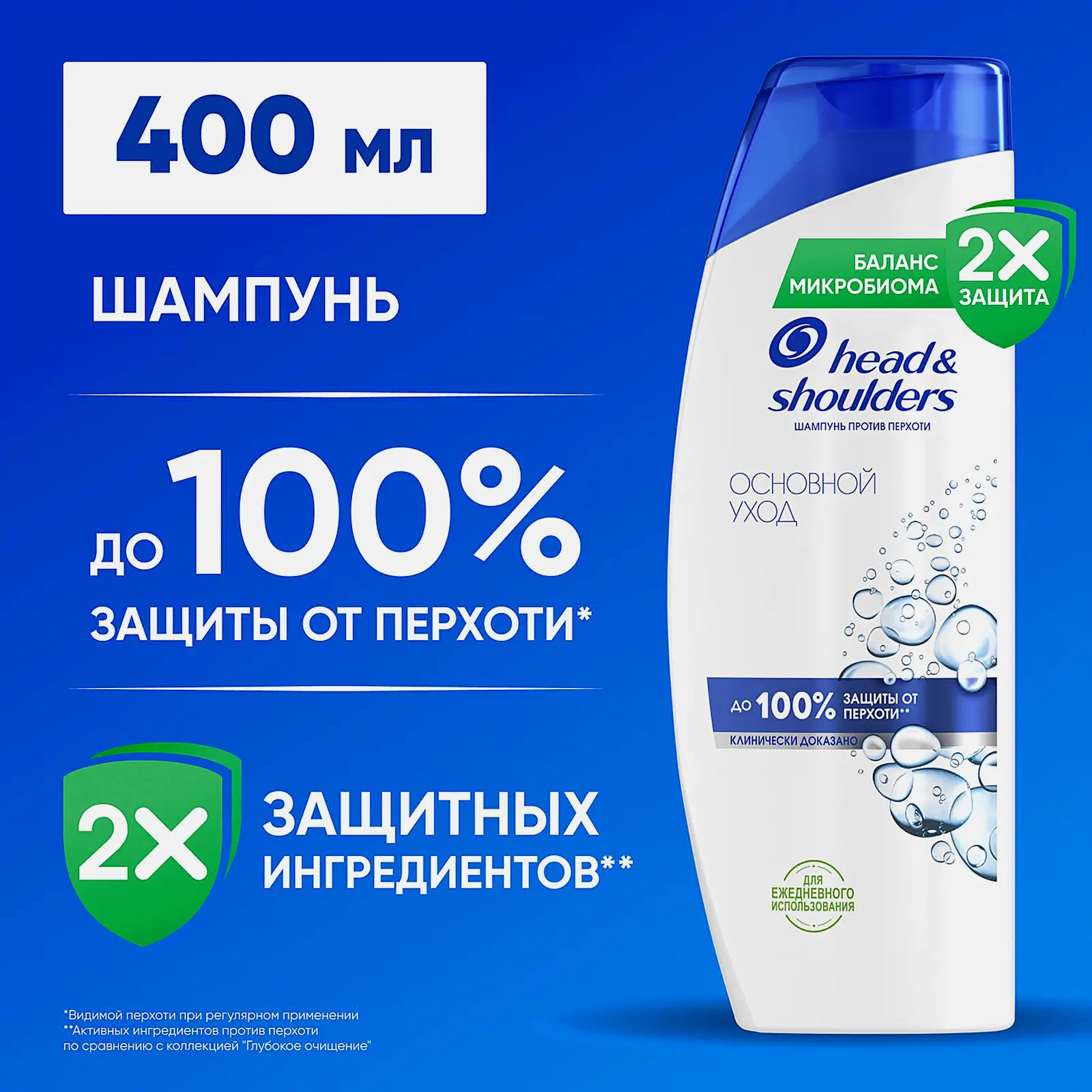 Шампунь для волос Head&Shoulders Основной уход 400мл