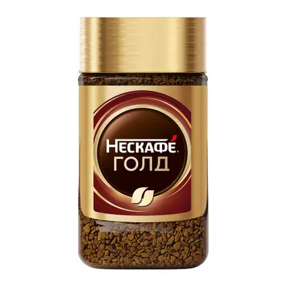 Изображение товара Кофе сублимированный с молотым Нескафе Голд 47.5г