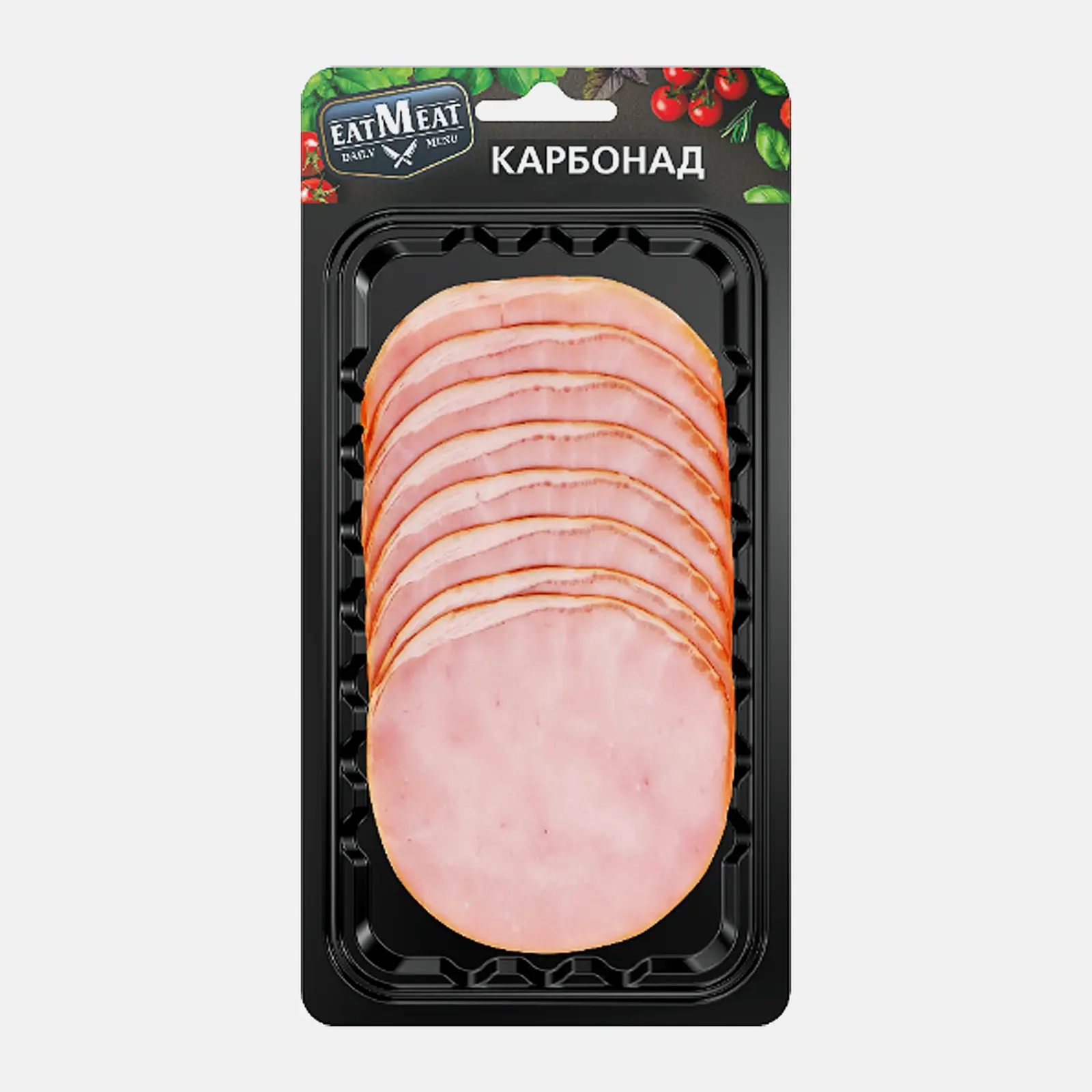 Изображение товара Карбонад EatMeat варено-копченый нарезка 100г