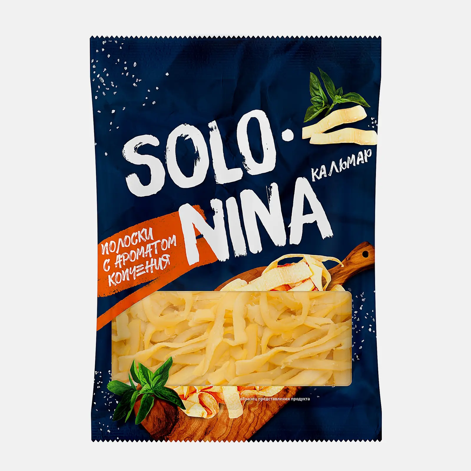 Кальмар полоски с ароматом копчения Solonina 40г