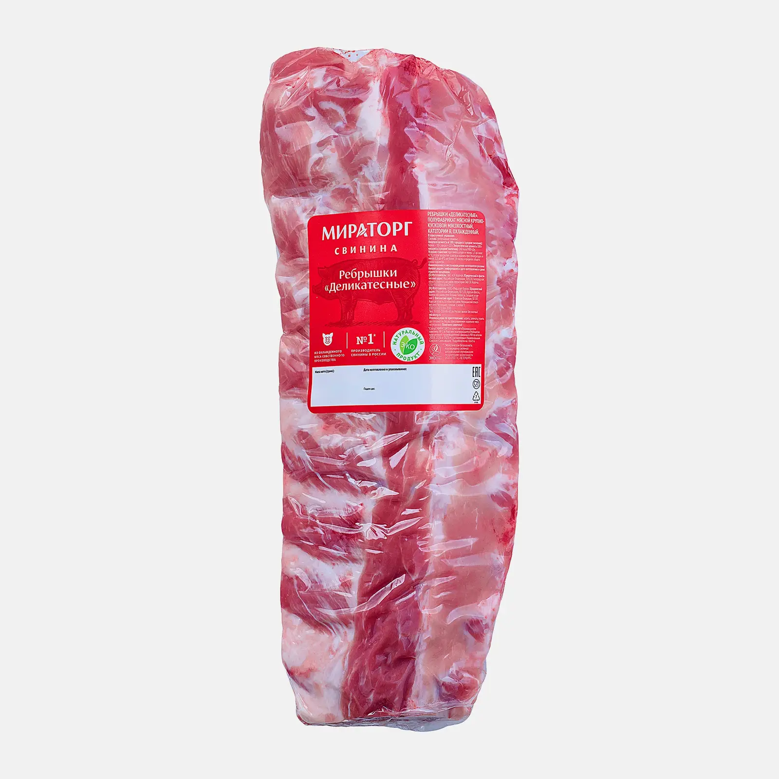 Изображение товара Ребра свиные Мираторг Деликатесные
