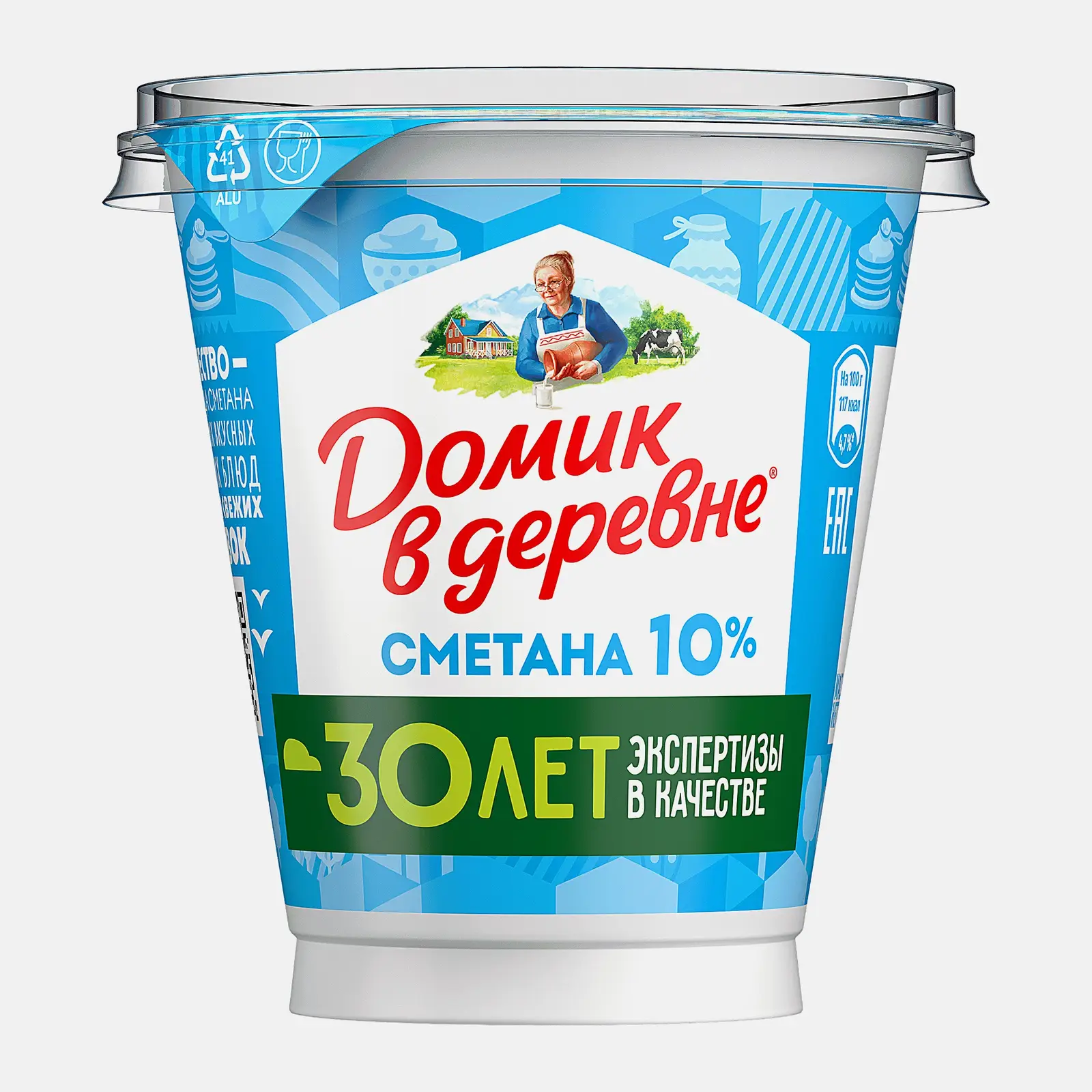 Сметана Домик в Деревне 10% 300г