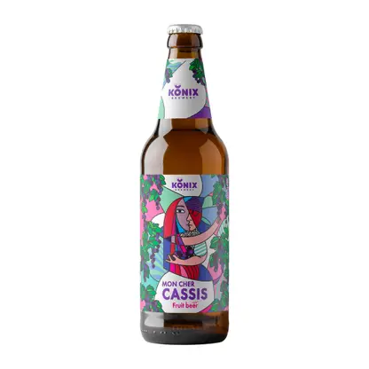 Пивной напиток Konix Mon Cher Cassi фильтрованный 4.5% 450мл