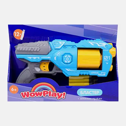 Бластер с мягкими пулями 5041201BS WowPlay!