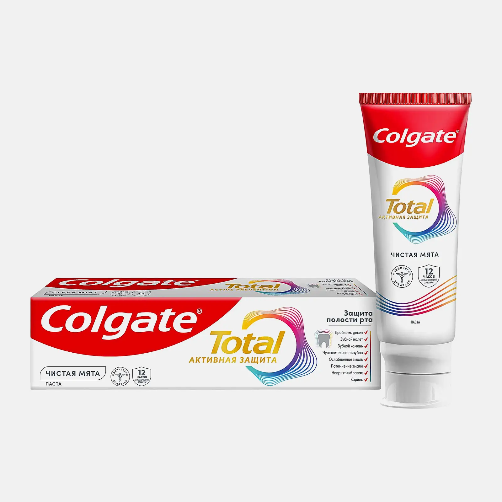 Зубная паста Colgate Total 12 Чистая мята 75мл