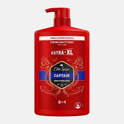 Гель для душа Old Spice Captain + шампунь мужской 1000мл