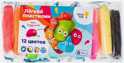Набор Аспект Dream Makers для детской лепки 12 штук 140г 3.5*9*23см