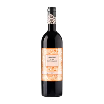 Вино Ведерниковъ Донское белое полусладкое 12% 750мл
