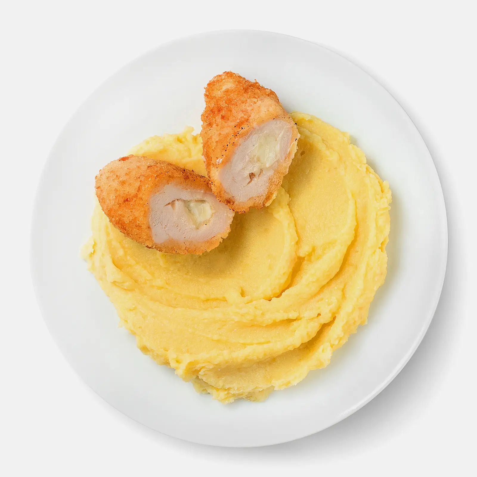 Изображение товара Котлета по-киевски с картофельным пюре 270г