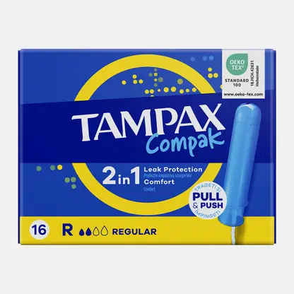 Тампоны Tampax Compak Regular с аппликатором 16шт