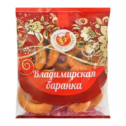 Изображение товара Баранка с ванилью Золотой колобок 350г