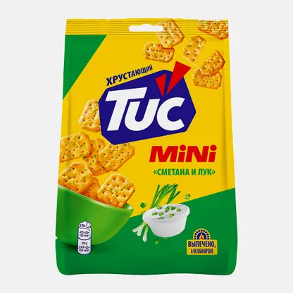 Крекер со вкусом сметаны и лука Tuc Mini 110г