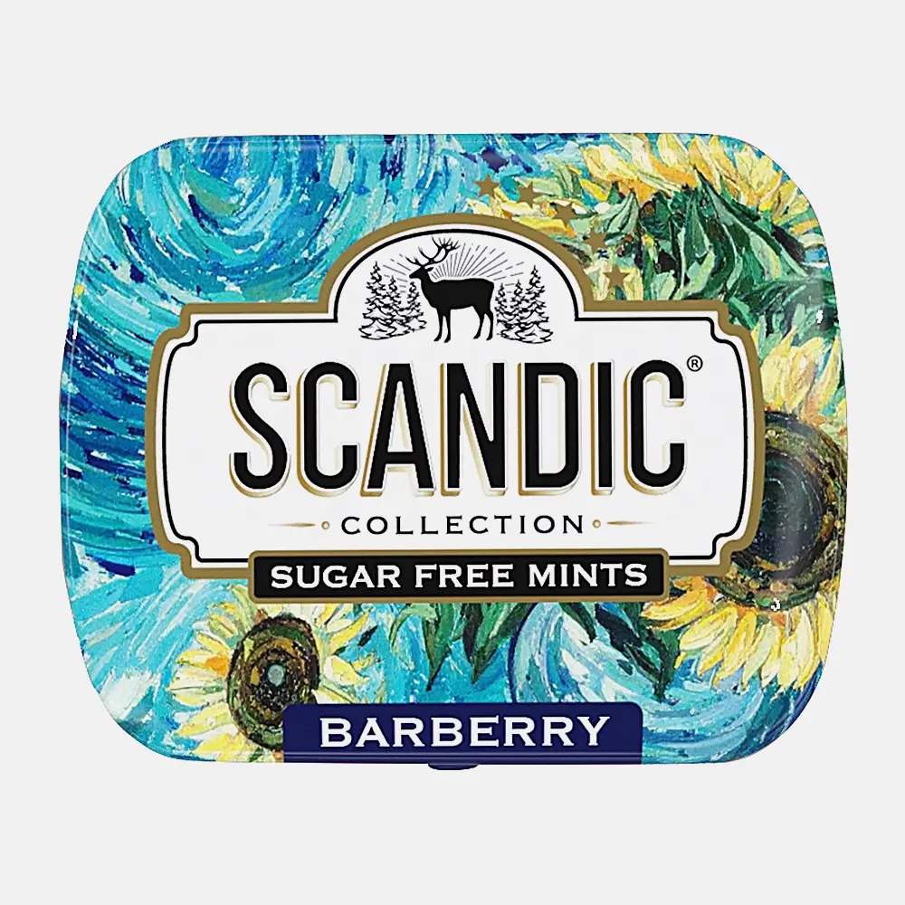 Конфеты освежающие без сахара барбарис Scandic 14г