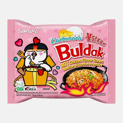 Лапша Samyang Buldak Хот Чикен Карбонара острая 130г