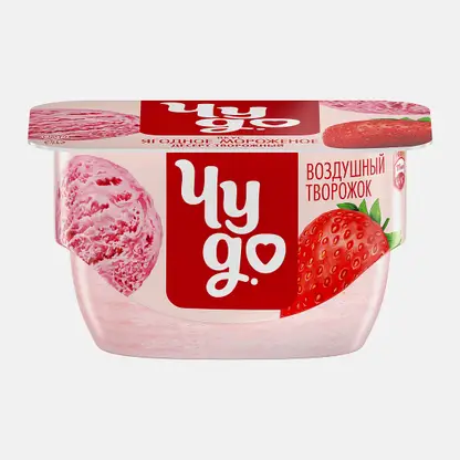Творожный десерт взбитый со вкусом ягодное мороженое Чудо 5.8% 85г
